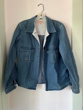 Madras by A.P.C. denim shirt- Medium